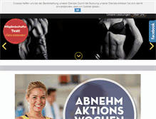 Tablet Screenshot of fitness-reha-park.de